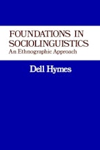 Foundations in Sociolinguistics