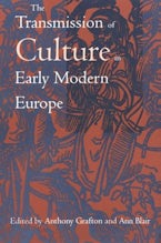 The Transmission of Culture in Early Modern Europe