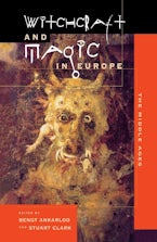 Cover of 'Witchcraft and Magic in Europe, Volume 3' by Bengt Ankarloo and Stuart Clark 