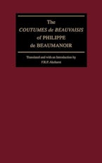 The "Coutumes de Beauvaisis" of Philippe de Beaumanoir