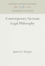 Contemporary German Legal Philosophy