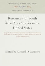 Resources for South Asian Area Studies in the United States