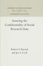 Assuring the Confidentiality of Social Research Data