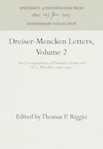 Dreiser-Mencken Letters, Volume 2