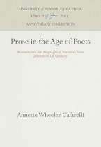 Prose in the Age of Poets