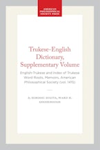 Trukese-English Dictionary, Supplementary Volume