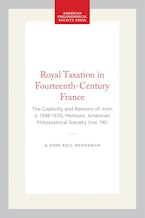 Royal Taxation in Fourteenth-Century France