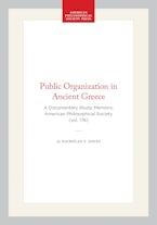 Public Organization in Ancient Greece