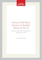 Census of the Exact Sciences in Sanskrit (Series A, Vol. 5)