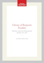 Cover of 'Library of Benjamin Franklin' by Edwin Wolf 2nd 