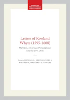 Cover of 'Letters of Rowland Whyte (1595-1608)' by Michael G. Brennan, Noel J. Kinnamon and Margaret P. Hannay 