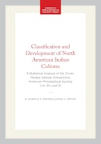 Classification and Development of North American Indian Cultures