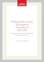 Philip the Fair and the Ecclesiastical Assemblies of 1294-1295