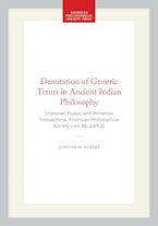 Denotation of Generic Terms in Ancient Indian Philosophy