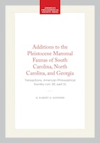 Additions to the Pleistocene Mammal Faunas of South Carolina, North Carolina, and Georgia