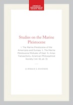Studies on the Marine Pleistocene