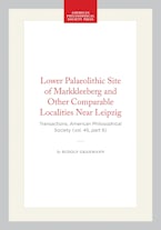 Lower Palaeolithic Site of Markkleeberg and Other Comparable Localities Near Leipzig