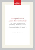 Monguors of the Kansu-Tibetan Frontier