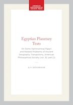 Egyptian Planetary Texts