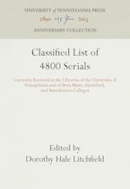 Classified List of 4800 Serials