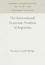 The International Economic Position of Argentina