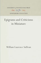 Epigrams and Criticisms in Miniature