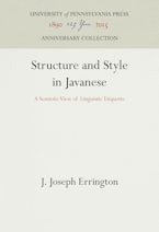 Structure and Style in Javanese