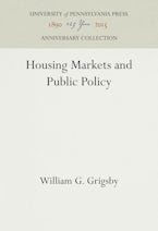 Housing Markets and Public Policy