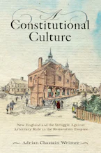 Cover of 'A Constitutional Culture' by Adrian Chastain Weimer 