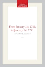 Transactions of the American Philosophical Society, Old Series, Vol 1, 1769-1771 (First Edition)